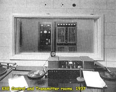 KRE transmitter room