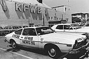 KFWB news car