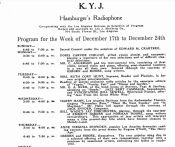 KYJ program schedule