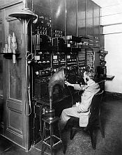 WEAF control room 1924