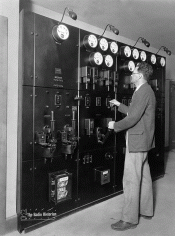 Transmitter control panel